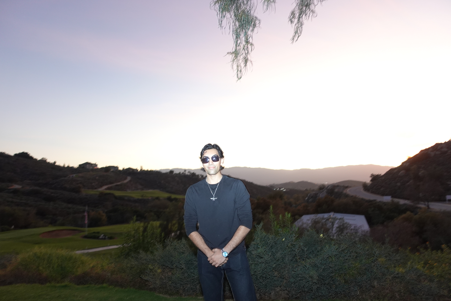 Shubh Dhruv at sunset